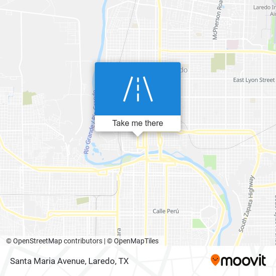 Santa Maria Avenue map