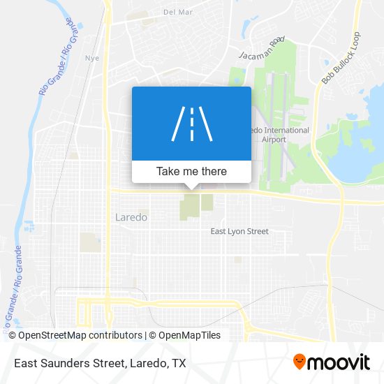 East Saunders Street map