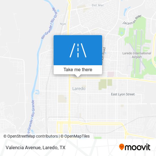 Valencia Avenue map