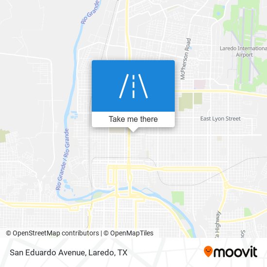 San Eduardo Avenue map