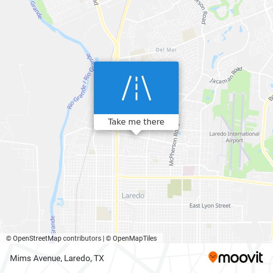 Mims Avenue map