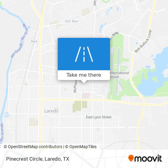 Pinecrest Circle map