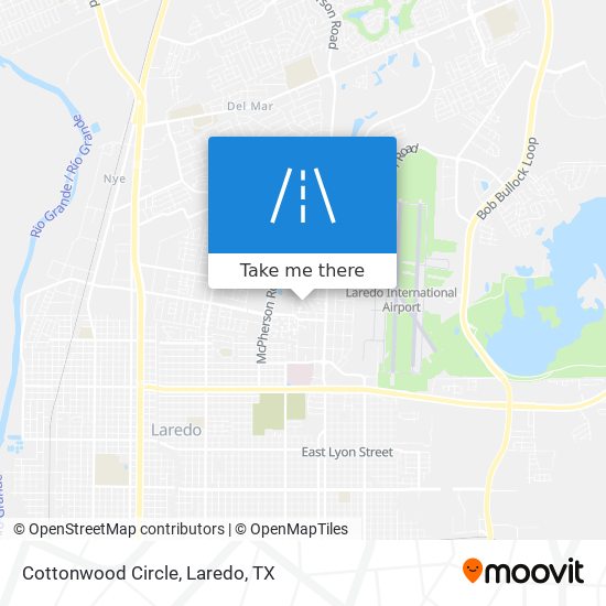 Cottonwood Circle map