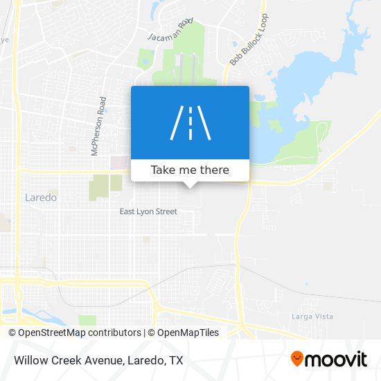 Willow Creek Avenue map