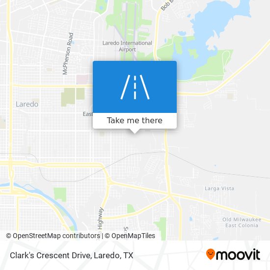Clark's Crescent Drive map