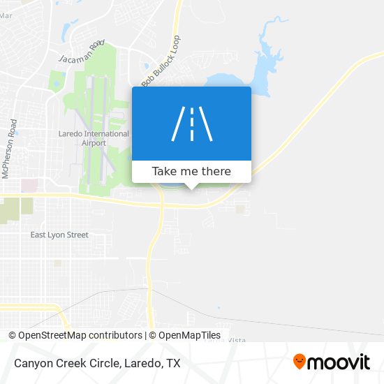 Canyon Creek Circle map