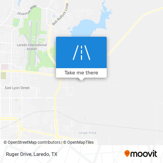 Ruger Drive map