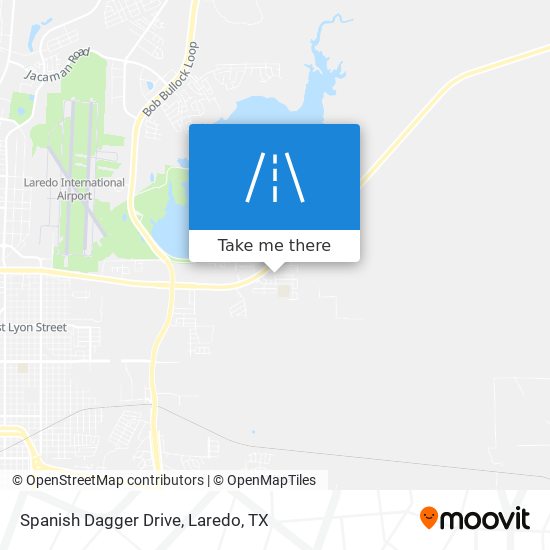 Spanish Dagger Drive map