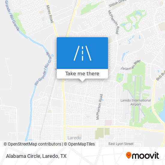 Alabama Circle map