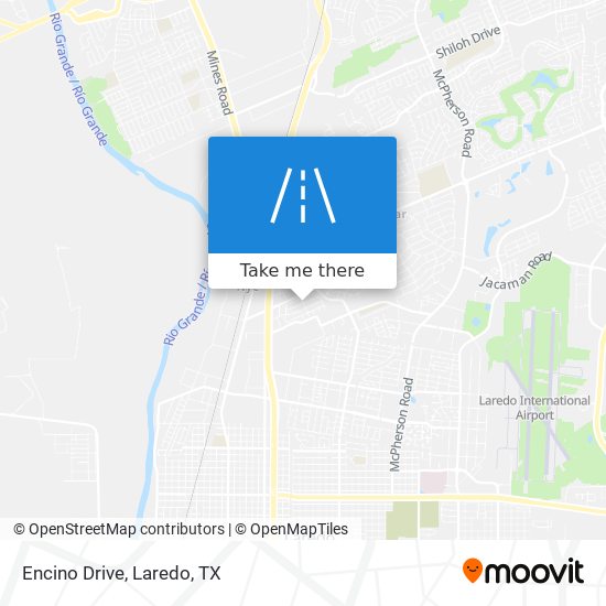 Encino Drive map