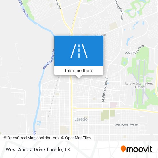 West Aurora Drive map