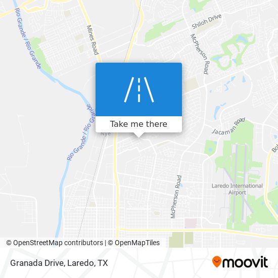 Granada Drive map