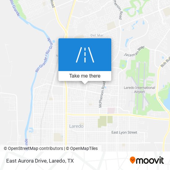 East Aurora Drive map