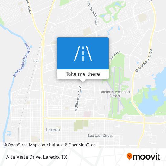 Alta Vista Drive map