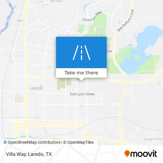 Villa Way map