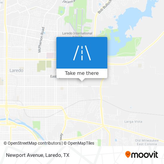 Newport Avenue map
