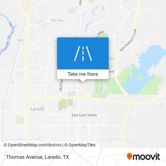 Thomas Avenue map