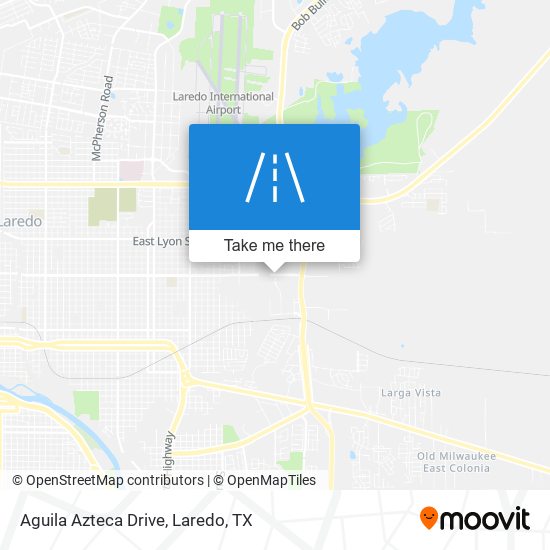 Aguila Azteca Drive map