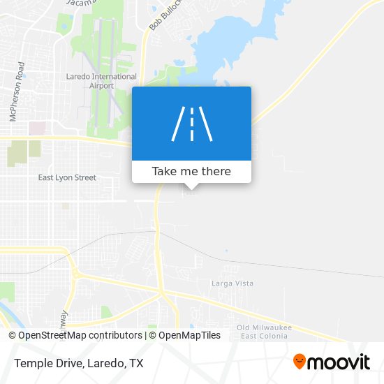 Temple Drive map