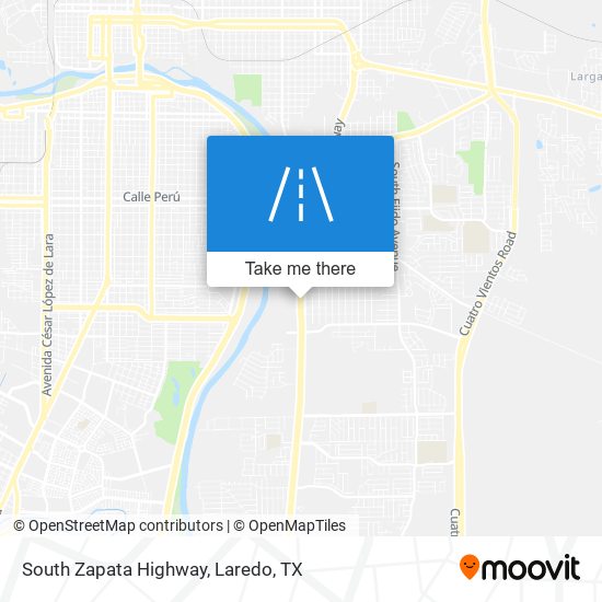 South Zapata Highway map