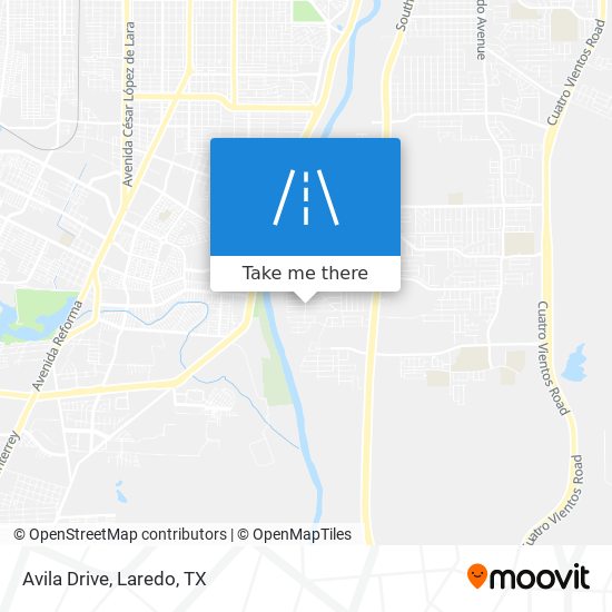 Avila Drive map