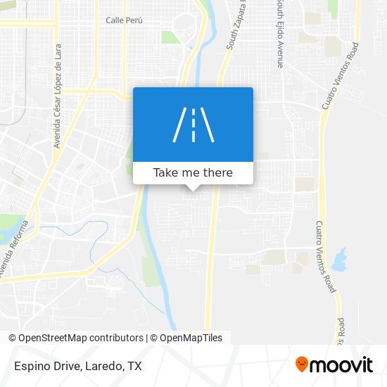Espino Drive map
