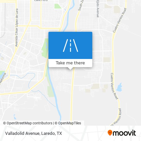 Valladolid Avenue map