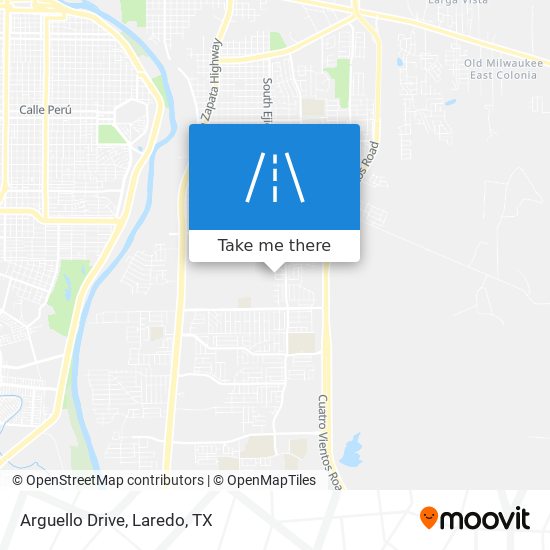 Arguello Drive map