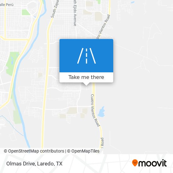 Olmas Drive map