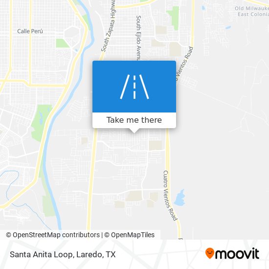 Santa Anita Loop map