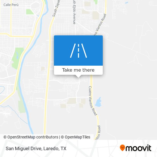 San Miguel Drive map