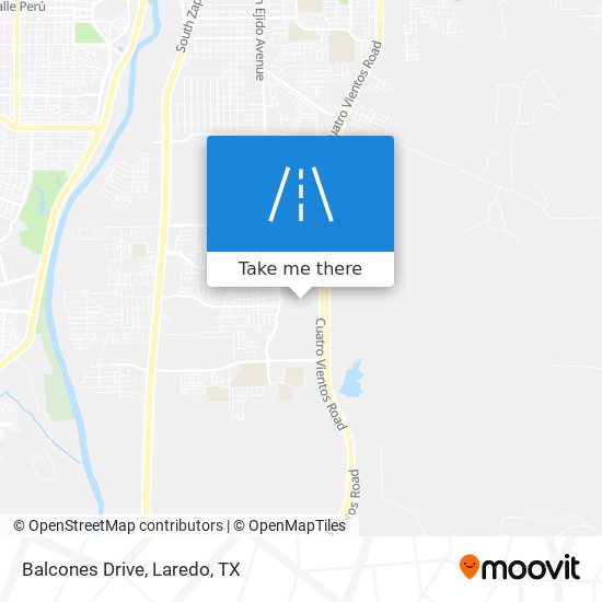 Balcones Drive map