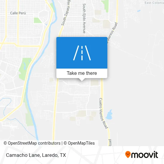 Camacho Lane map