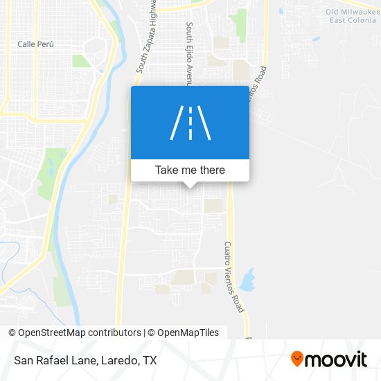 San Rafael Lane map