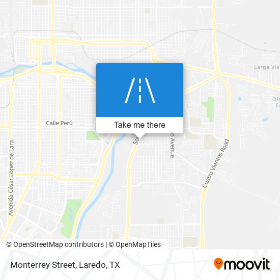 Monterrey Street map