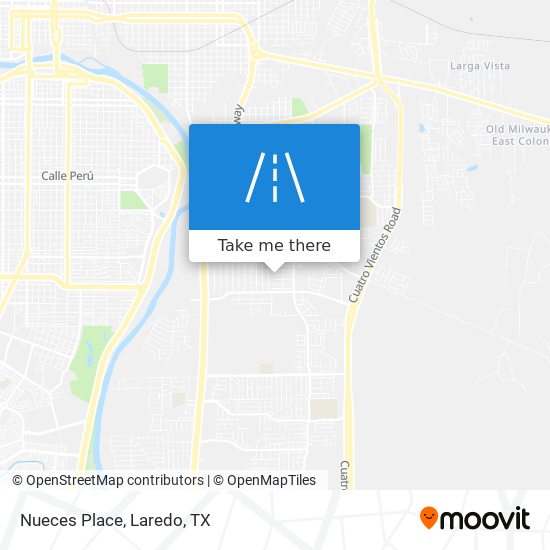 Nueces Place map