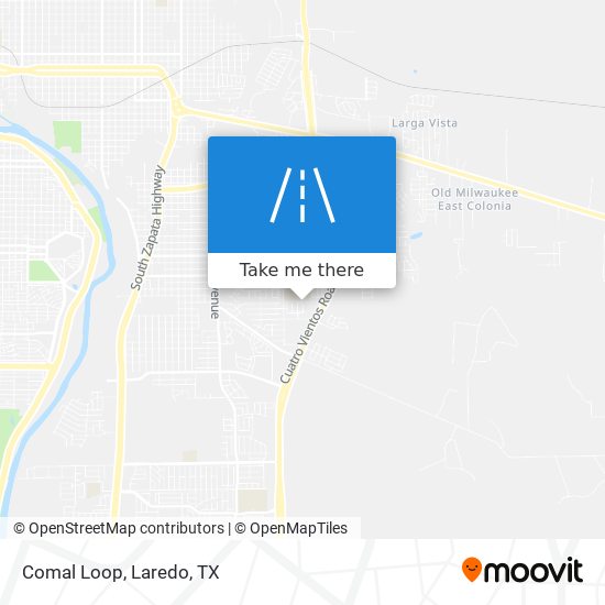 Comal Loop map