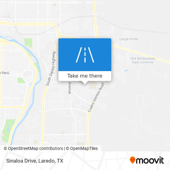 Sinaloa Drive map