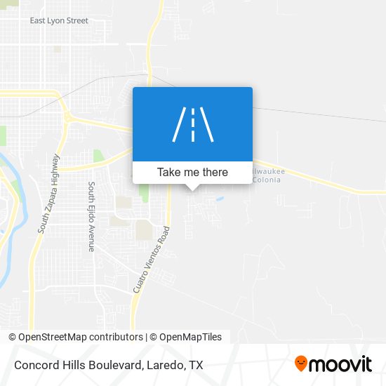 Concord Hills Boulevard map
