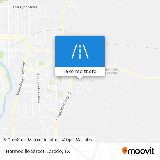 Mapa de Hermosillo Street