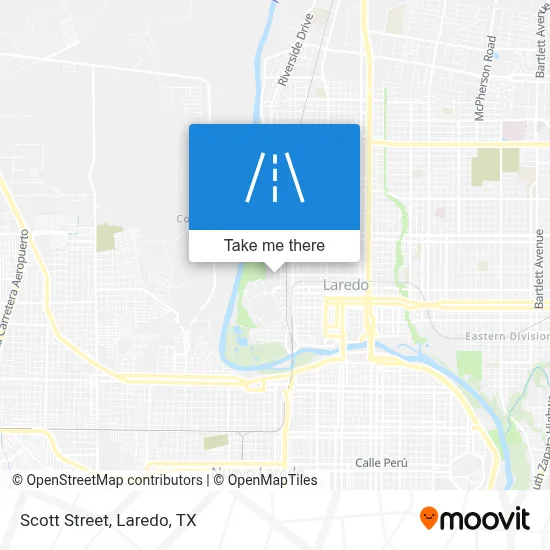 Scott Street map