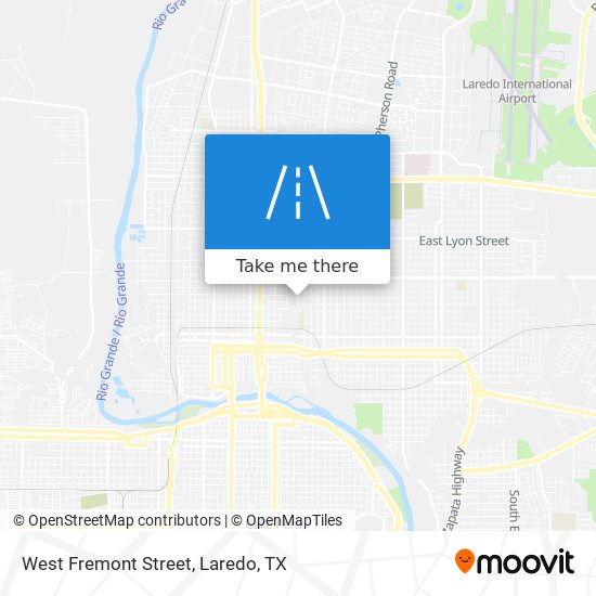 West Fremont Street map