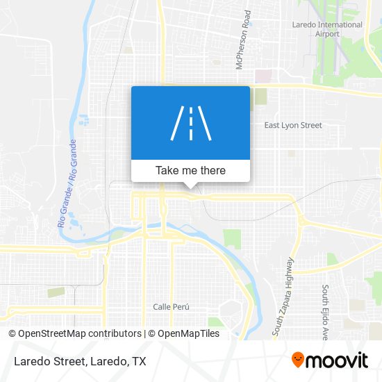 Mapa de Laredo Street