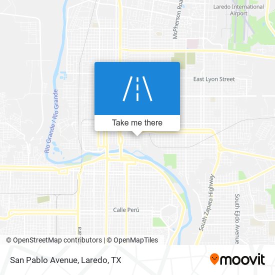 Mapa de San Pablo Avenue