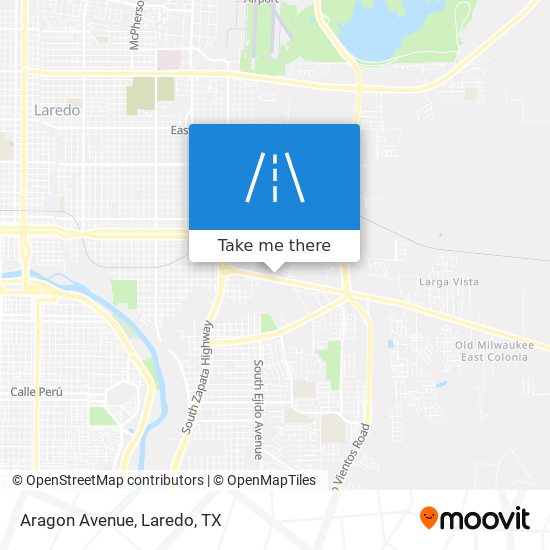 Aragon Avenue map