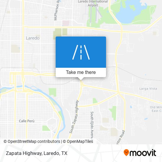 Mapa de Zapata Highway