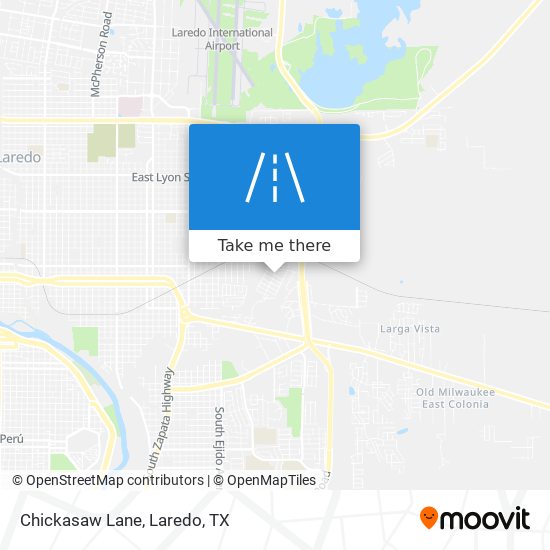 Chickasaw Lane map