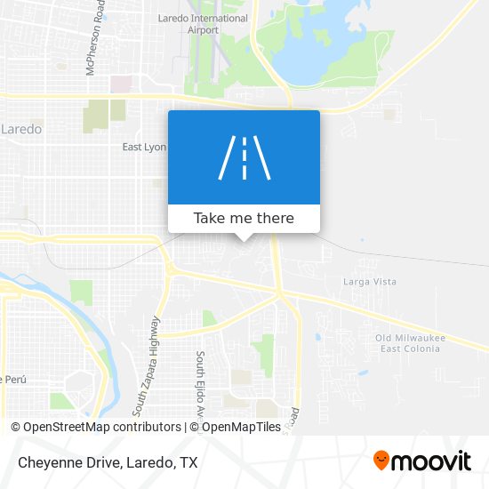 Mapa de Cheyenne Drive