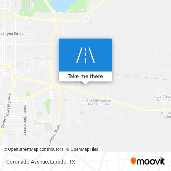 Coronado Avenue map