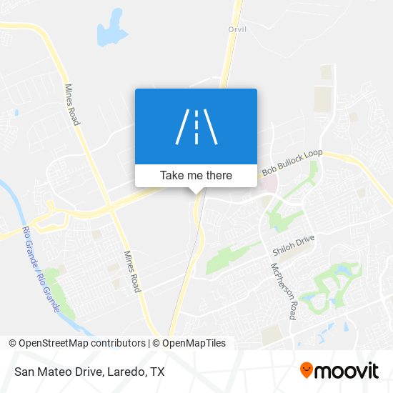 San Mateo Drive map